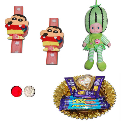 "KIDS RAKHI - KID-7570 A-CODE 012 (2 Rakhis) - Click here to View more details about this Product